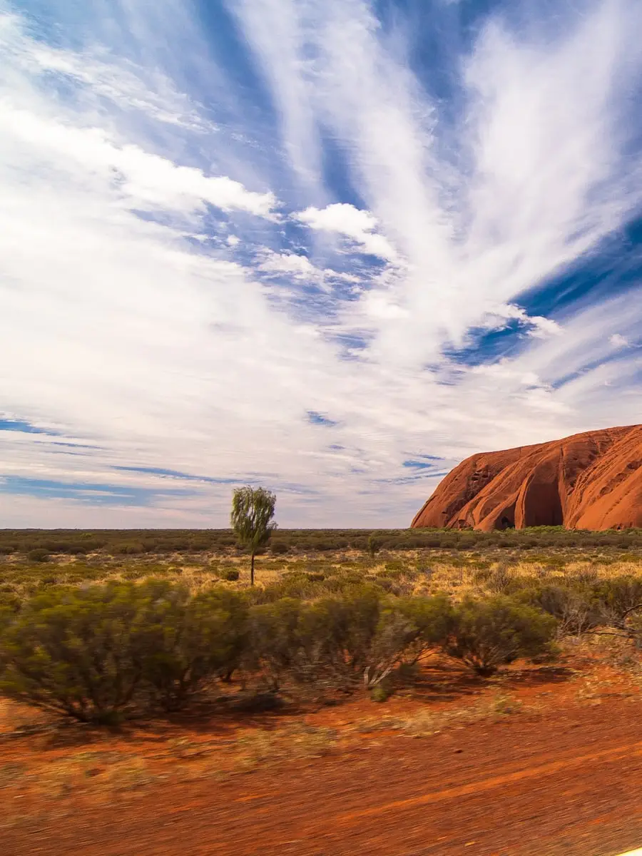 Uluru al atardecer